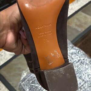 Aquatalia women’s Dark Brown Suede tall boots